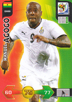 Manuel Agogo Ghana Panini 2010 World Cup #167